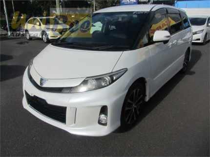 2013 Toyota Estima ACR50W Aeras Pearl White Constant Variable Wagon