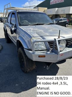 2004 holden store rodeo bullbar