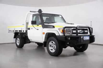 2022 Toyota Landcruiser 70 Series Vdjl79R LC79 GXL White 5 Speed Manual Cab Chassis