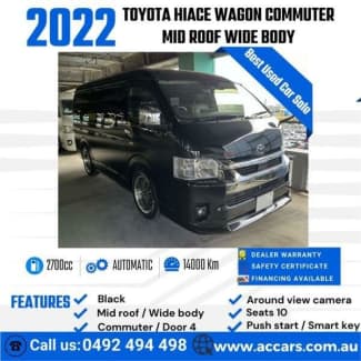 Toyota hiace vans 2024 for sale brisbane