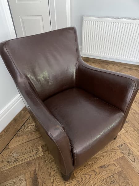 leather chair habitat