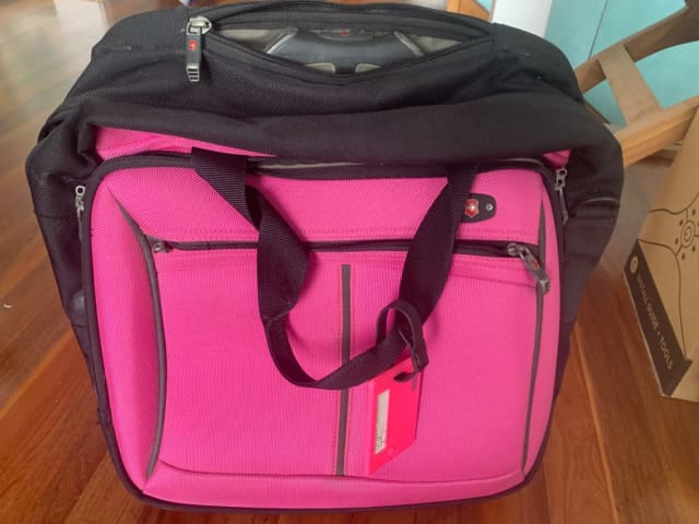Fabulous Barbie pink carry on roll on luggage Victorinox new | Bags | Gumtree Australia Kogarah ...